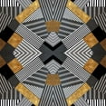 thumbnail image 2 of Great Art Now Geo Stripes in Gold & Black I by Lanie Loreth Canvas Wall Art, 2 of 2