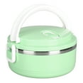thumbnail image 3 of Mavis Laven Thermal Food Box Thermal Lunch Box Hot Food Insulated Box Stainless Steel Round Green, 3 of 10