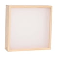 thumbnail image 3 of simhoa Wooden Shadow Box Frame with Light Deep Showcase for Photos Keepsakes Awards 20.5cmx6cmx20.5cm, 3 of 8