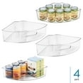 thumbnail image 2 of iDesign RPET Linus Lazy Susan 1/4 Large, Set of 4, 2 of 5