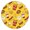 Fried, variant on Ethnic Tablecloth Retro Paisley Ornament Pattern Waterproof Round Cover with Elastic Fit for Chic Dining Space