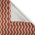 thumbnail image 4 of Ambesonne Retro Window Valance, Zig Zag Chevron Stripes, 54" X 12", Orange Maroon Yellow, 4 of 5