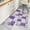Purple, variant on Purple Modern Art Abstract Painting Kitchen Mats for Floor Cushioned Anti Fatigue 2 Piece Set Kitchen Runner Rugs Non Skid Washable Purple Smear