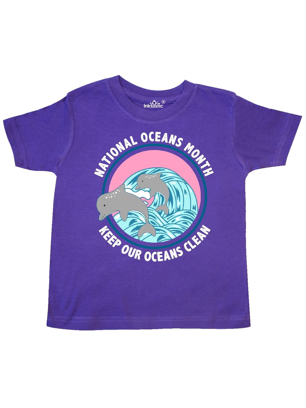 inktastic Mermaid with Dolphin Toddler T-Shirt