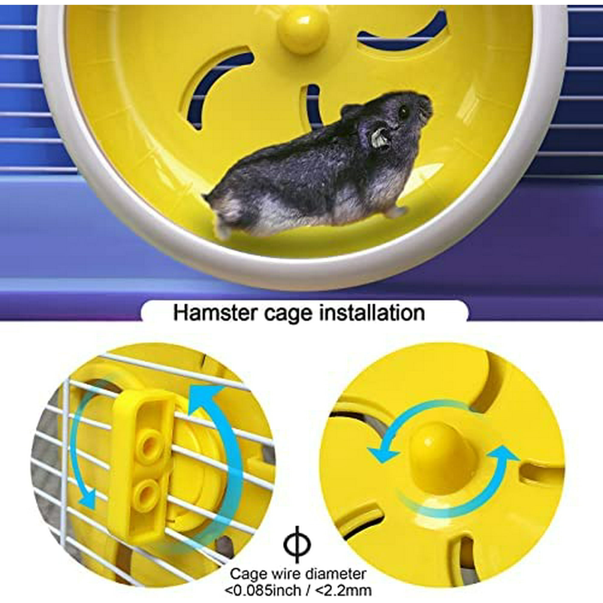 Hamster wheel that attaches to cage hotsell