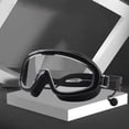 thumbnail image 4 of Anti-Fog Swim Goggles with Integrated Ear Plugs, Wide View UV Protection Pool Goggles for Swimming, Surfing & Water Sports(Black,One Size)(Black,One Size), 4 of 4