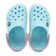 thumbnail image 4 of Crocs Unisex Infantil Crocband Zuecos Azul Hielo/Blanco Talla 6, 4 of 6