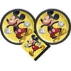 Mickey Mouse Party Supplies Bundle with Dessert Plates and Napkins for 16 Guests