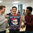 thumbnail image 3 of Funny Make Christmas Great Again Sweater - Patriotic USA Eagle Santa Pullover - Unisex Holiday Sweaters Sweater Large Multicolor, 3 of 7