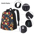 thumbnail image 3 of Disketp Colorful Astronomy Large Capacity Backpack Lunch Bag Pencil Case Combination 3 Piece Set for Student, 3 of 7