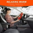 thumbnail image 6 of Zone Tech Ultra Comfortable Heated Car Steering Wheel Cover Classic Black 12V Vehicle Heated Wheel Protector, 6 of 7