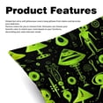 thumbnail image 2 of Alien Chair Pillow Covers Set with Velvet Material, Unique Patterns, 16x16, 18x18, 20x20 Inches, 2 Items Included for Throw Pillows, Pillow Inserts,for Various Occasions, 2 of 6