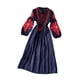 thumbnail image 3 of Vestido Largo bohemio de mujer Salvador de manga larga azul, 3 of 10