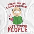 thumbnail image 2 of South Park No Stupid Questions Women's T Shirt,White, Small, 2 of 6