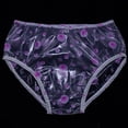 thumbnail image 2 of Calzoncillos de plástico transparente de PVC con encaje para hombre, suaves, brillantes, silenciosos, de cintura media, impermeables, para adultos y bebés, 2 of 5