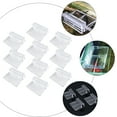 thumbnail image 2 of Weiweiguan 10pcs Acrylic Support Frames Aquarium Support Brackets Fish Tank Holding Rack, 2 of 7