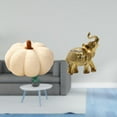 thumbnail image 2 of QSTDGVPW Halloween Pumpkin Elephant Plush Pillow Sculpture Decorative Sofa Cushion Resin Art Crafts Animal Figurine for Bed Bedroom Room Decor, 2 of 8