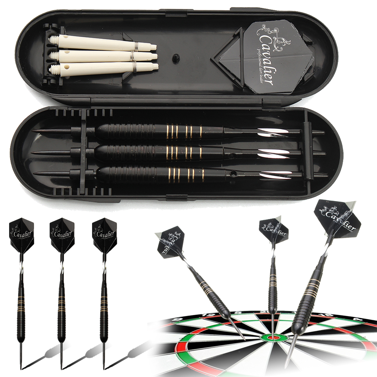 3pcs/set Aluminium Alu Shafts Darts Professional Steel Dart Tip Needle