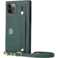 thumbnail image 6 of for iPhone 11 Pro Max Wallet Case for Women,Removable Adjustable Strap Crossbody Card Holders Cover Neck Strap Lanyard Purse Shoulder Strap Kickstand Purse Case for iPhone 11 Pro Max KB Green, 6 of 7
