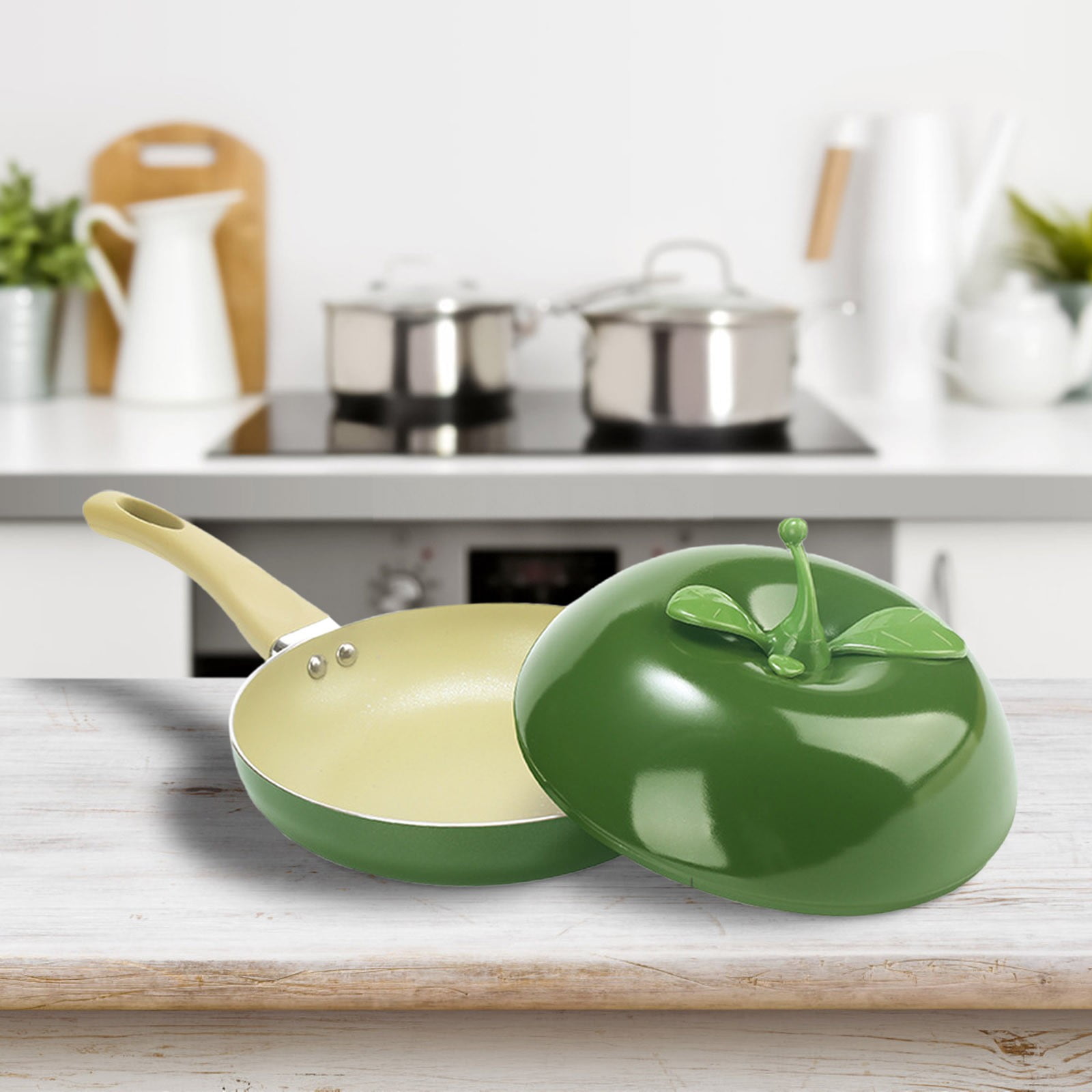 Kitchen Fine Nonstick Frying Pan-8/10/12 Inch Aluminum Nonstick Cookware Set,PFOA-Free Dishwasher Safe Skillet for Home Cooking,Oven Safe to 450°F