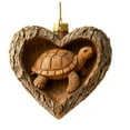 thumbnail image 2 of Adornos navideños de animales del bosque | 9 piezas de acrílico para árbol con estampado animal | Decoración navideña con temática natural para el hogar y regalos, 2 of 5