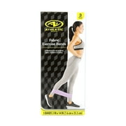 Athletic Works Fabric Exercise Bands 3 Different Resistance Levels with Carry Bag Non-slip and Elevate Your Fitness Routine
