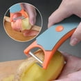 thumbnail image 5 of Stainless Steel Fruit Vegetable Peeler 2 in 1 Multifunctional Kitchen Tool for Efficient Potato Carrot and Peeling, 5 of 6