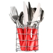 Gibson Home Sensations II 16-Piece Flatware Set with Wire Caddy