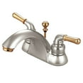 thumbnail image 3 of Kingston Brass Naples Centerset Bathroom Sink Faucet with Matching Pop-Up Drain, 3 of 5