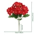 thumbnail image 3 of Flores artificiales para exteriores de seda sintética 31x18cm – Plantas sintéticas resistentes al clima, decoración de jardín de bajo mantenimiento, exposición de bodas en el patio, 3 of 6