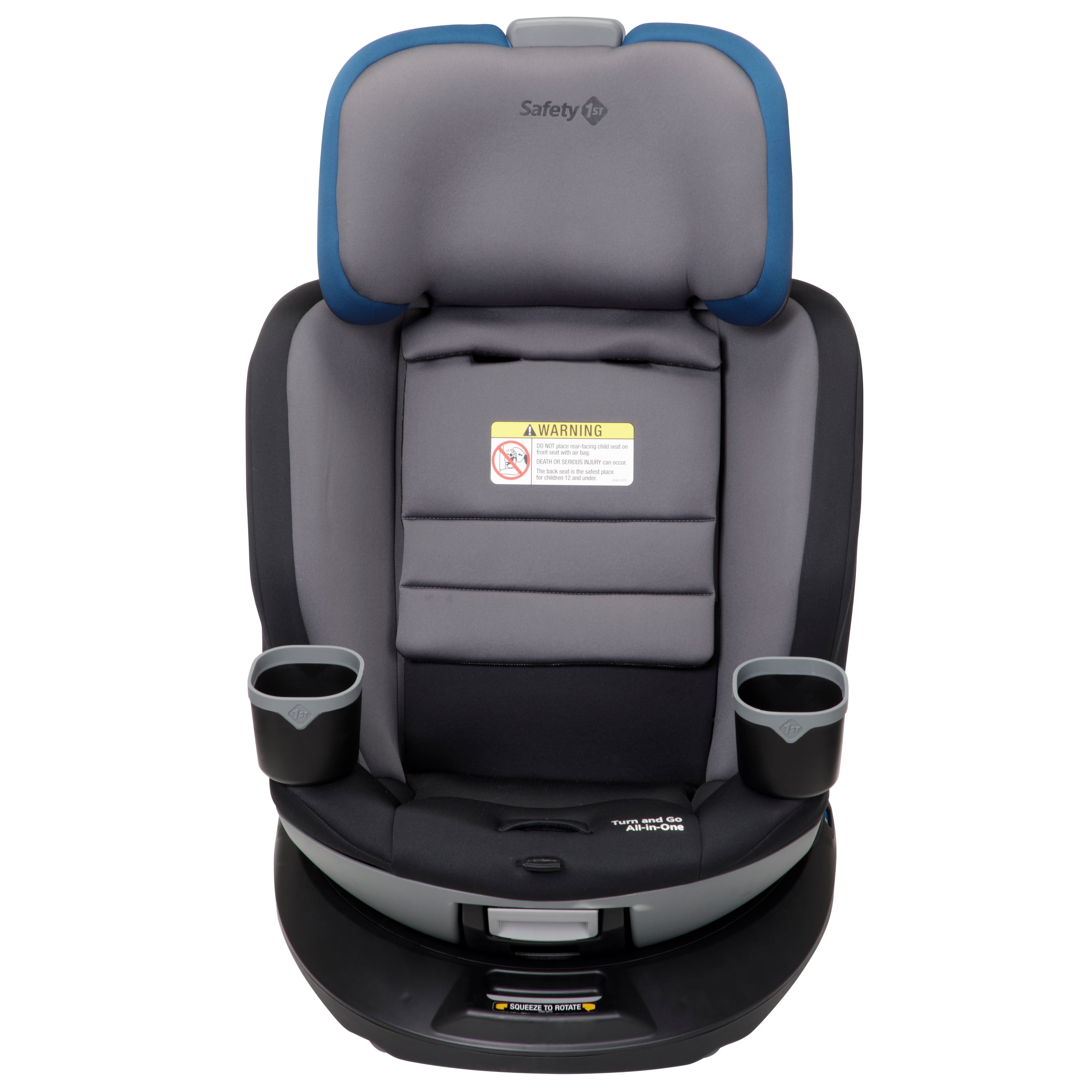 Safety 1st Turn and Go 360 Rotating All-in-One Convertible Car Seat, Black Beauty