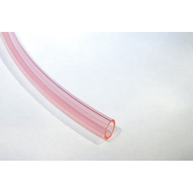 Helix Racing Fuel Line 140-3801 Universal; 3 Foot Length; 1/4 Inch Inner Diameter x 3/8 Inch Outer Diameter; Transparent Red; Polyurethane