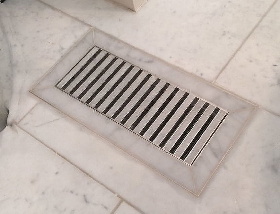 Chameleon Floor Vent Registers - All Sizes - matches any Floor Tile, Hardwood or Laminate