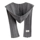 thumbnail image 4 of Bufanda con capucha, gorro suave, pasamontañas de invierno para caminar, acampar y patinar. gris, 4 of 9