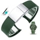 thumbnail image 3 of Correa de reloj de caucho con extremo curvado de 21 mm para Longines Conquest Silicone L3.742.4 642 781 782 Style Bracelet Fold-over Buckle Watchband, 3 of 5