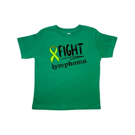 

Inktastic Fight Lymphoma Lime Ribbon Gift Toddler Boy or Toddler Girl T-Shirt