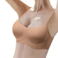 thumbnail image 2 of Kureaily Women's Comfortable Large Thin Sagging Side Beauty Back Shining No Steel Ring Wrapping Bra Full Coverage Bras, 2 of 4