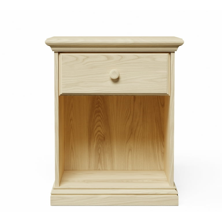 Unfinished Pine Bedside Matttroy