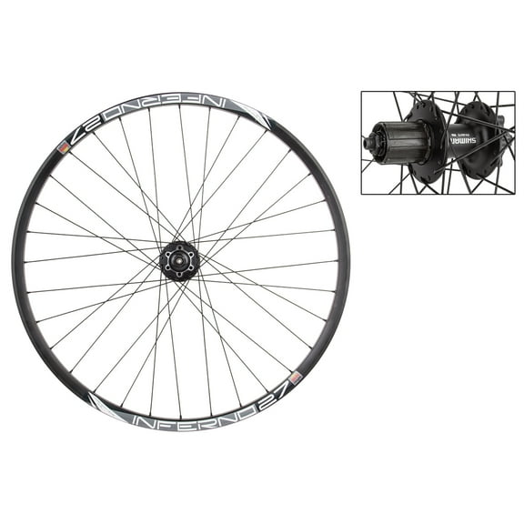 Wheel Master 27.5in Sun Inferno-27 RR QRx135mm Double Wall Clincher 6-Bolt Blk