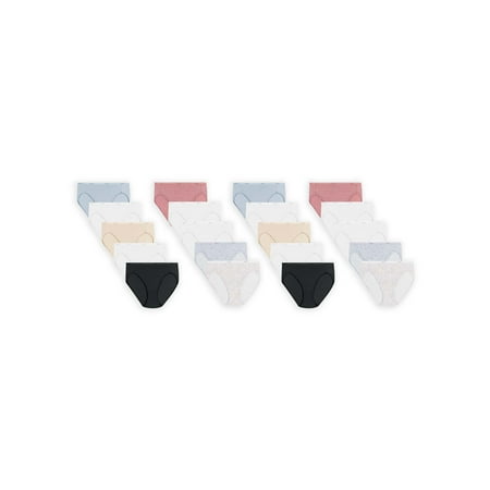 Hanes Women s Cotton Hi-Cut Underwear  Super Value 20 Pack