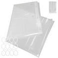 thumbnail image 4 of Shisuyan 1 Ensemble de Doublure de Rideau de Douche Transparent Rideau de Douche en PEVA Imperméable avec Illets, 4 of 8