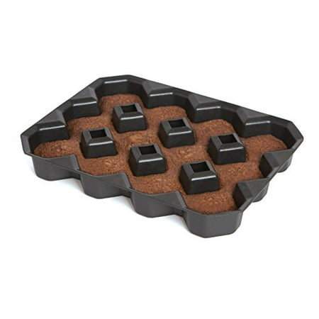 - Bakelicious 73843 Crispy Corner Brownie Pan, Non-Stick