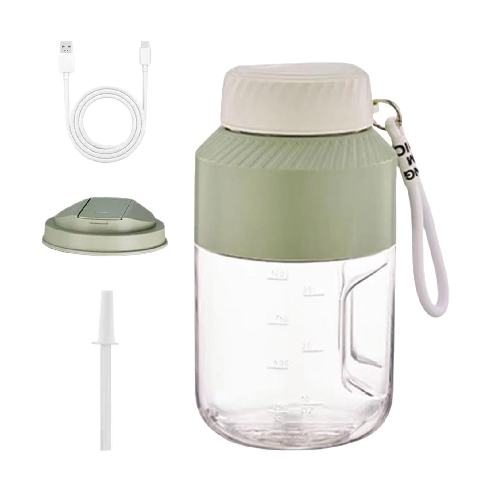 Esquirla Portable Juicer Blender Sports Bottle Multifunctional for Sports Office Double Lid