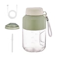 thumbnail image 2 of yotijay Portable Blender Electric Juicer USB Rechargeable 1000ml Sports Bottle Automatic Green Double Lid, 2 of 9