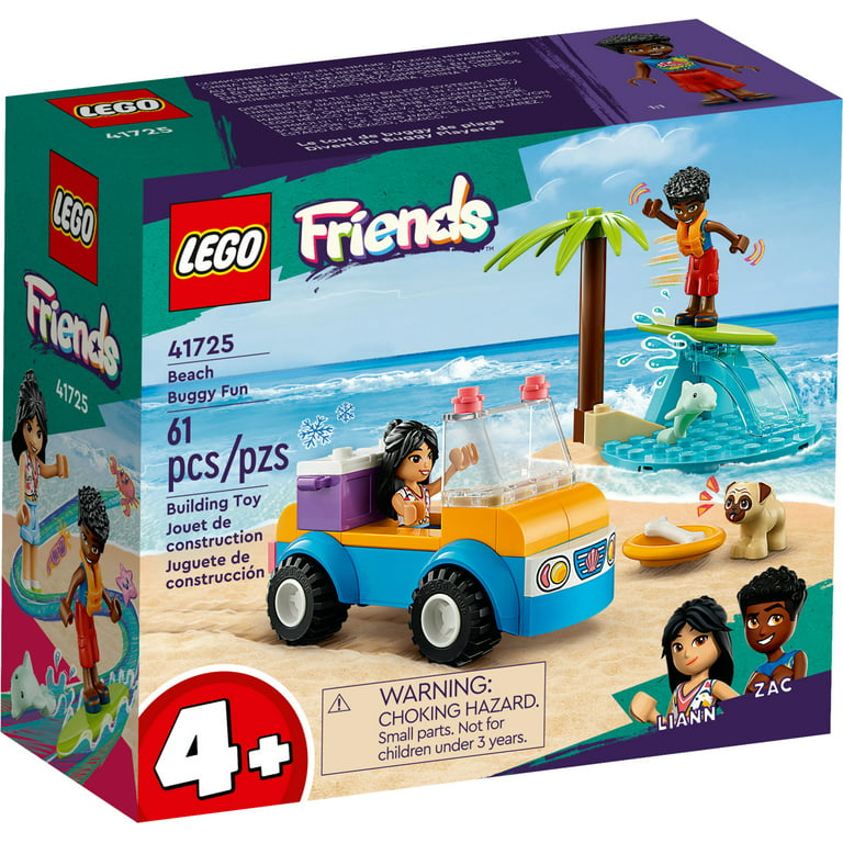 LEGO Friends Beach Buggy Fun 41725 - Juego de juguetes de construcción,  diversión creativa para niños a partir de 4 años, con 2 mini muñecas,  figuras