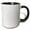 Black/White, variant on 3drose, Image of Off White Painted Stucco Wall in Closeup, 11oz Magic Transforming Mug