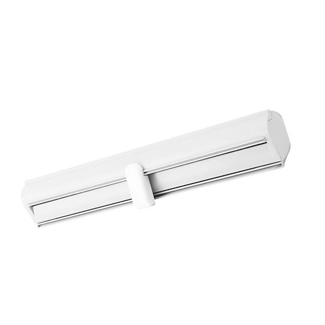 Transemion Punch-free Fixing Food Dispenser Cutter Foil Cling Film White