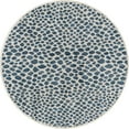 thumbnail image 2 of Jill Zarin Outdoor Collection Area Rug - Cape Town (3' 1" Round Blue/Olive), 2 of 8