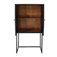 thumbnail image 4 of Scranton & Co 59 Inch Accent Cabinet in Black with Acacia Wood and Iron, 4 of 7