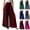#01 Wine, variant on Womens Flowy Silky Chiffon High Waist Wide Leg Palazzo Pants Elastic Waist Sheer Hem Lightweight Pants Loose Fit Dressy Casual Beach Vacation Pants, #01 Hot Pink, S